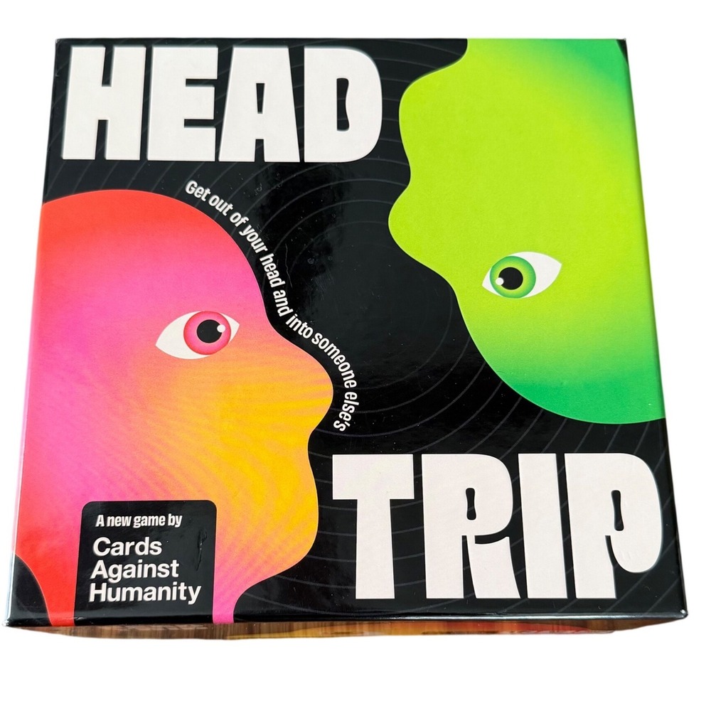 Cards Against Humanity Head Trip Cooperative‎ Party Board Game 2023 Psychedelic